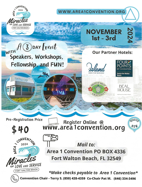 Area 1 Convetion flyer